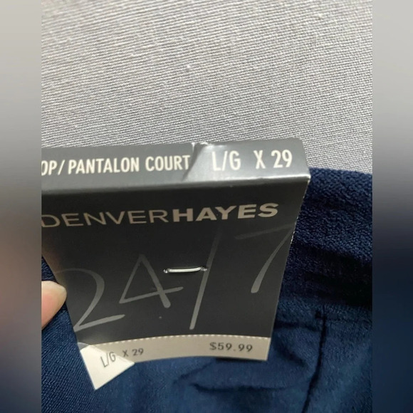 NWT Denver Haynes Pantalon Court  Pants Sz 29 - Picture 10 of 11